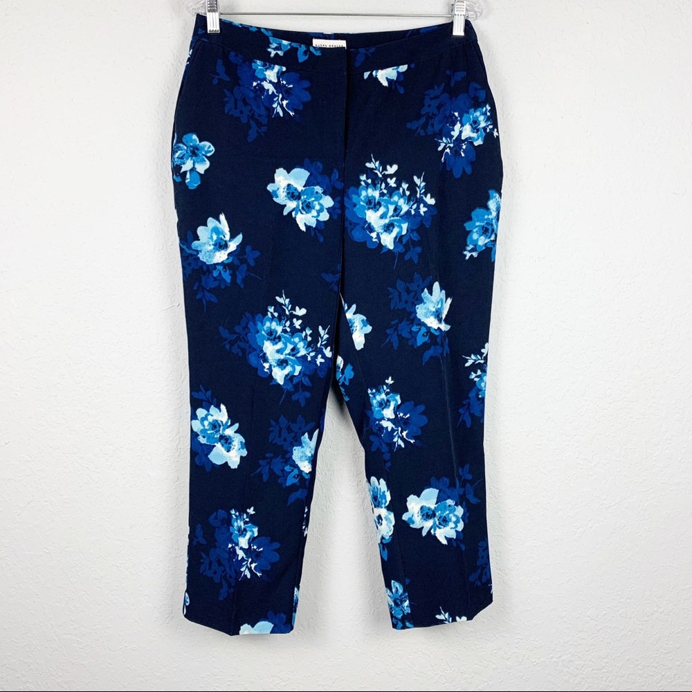 Susan Graver Petite Stretch Zip-Front Ankle Pants - Picture 2 of 7